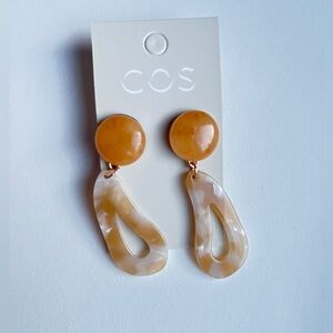 COS Warm Toned Dangle Earrings